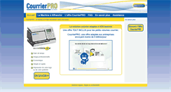 Desktop Screenshot of courrierpro.fr