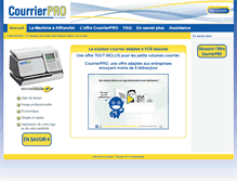 Tablet Screenshot of courrierpro.fr